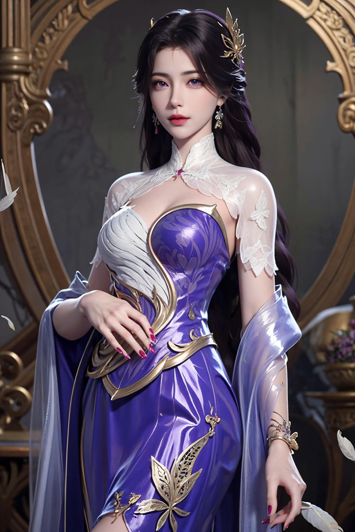 [AI绘画]国漫女主-阿七.蔷薇.高瑶.小舞.云曦.应天王后.美杜莎第05话