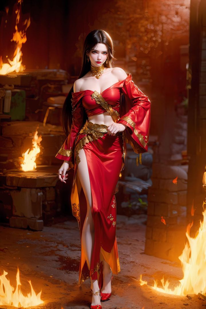 [AI绘画]国漫女主-阿七.蔷薇.高瑶.小舞.云曦.应天王后.美杜莎第10话