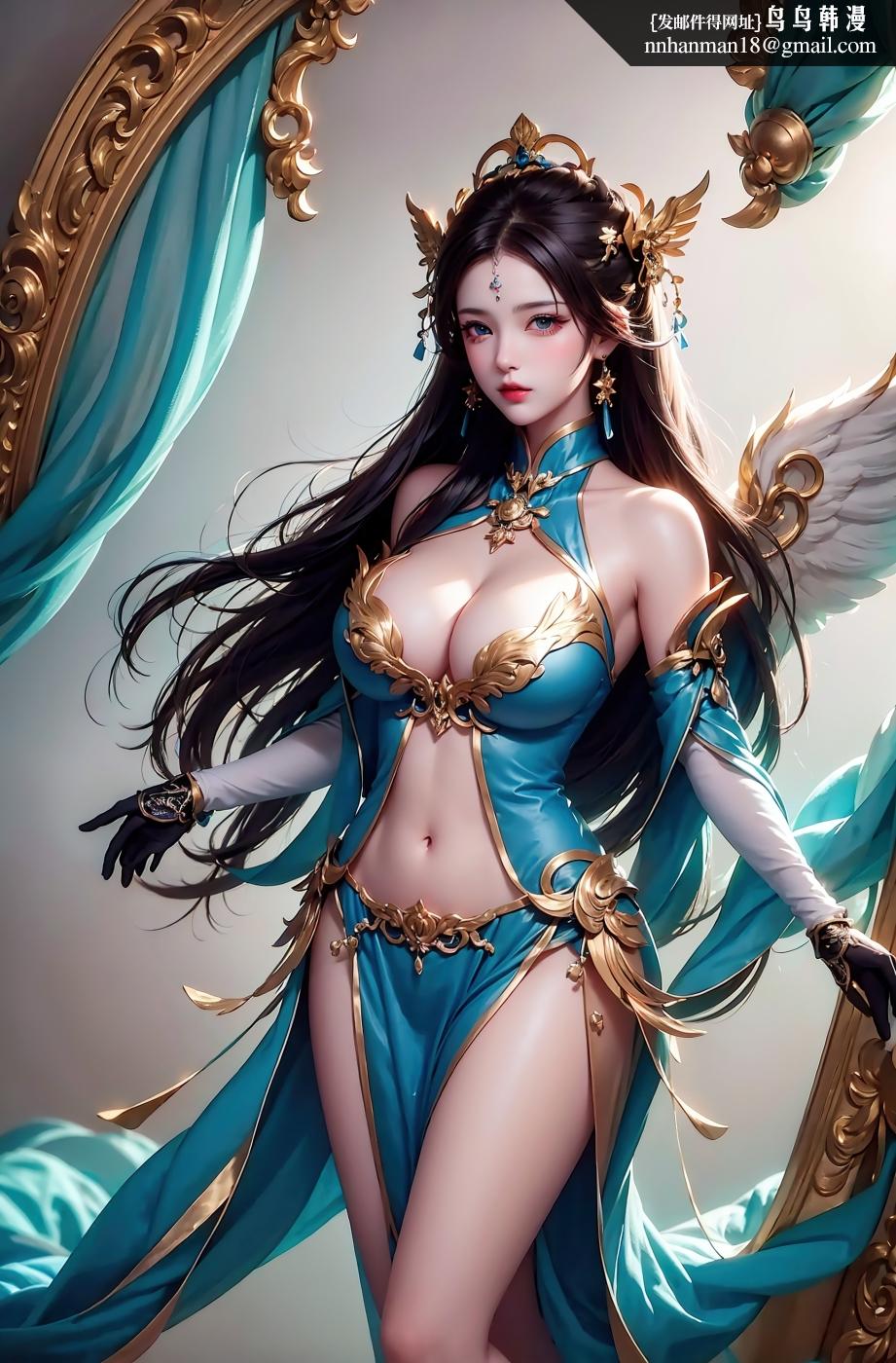 AI大神 FANBOX 14.5g合集FANBOX◆ 墨迹 [AI Generated]-翅膀-part1