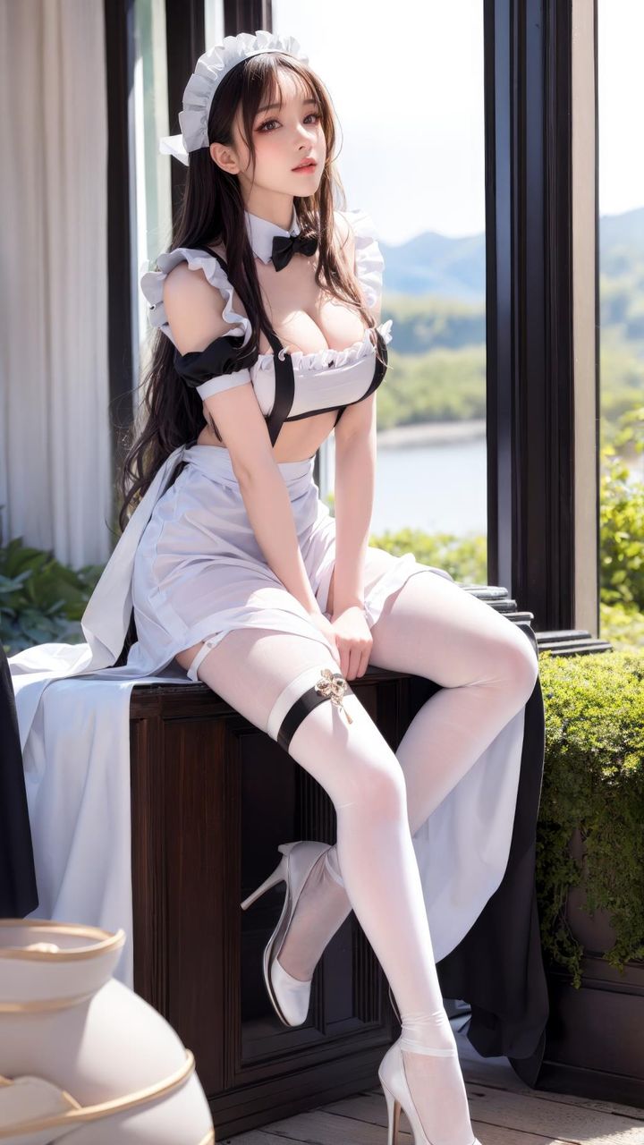 [AI绘画]TheDelicate_黑丝.女仆第03話