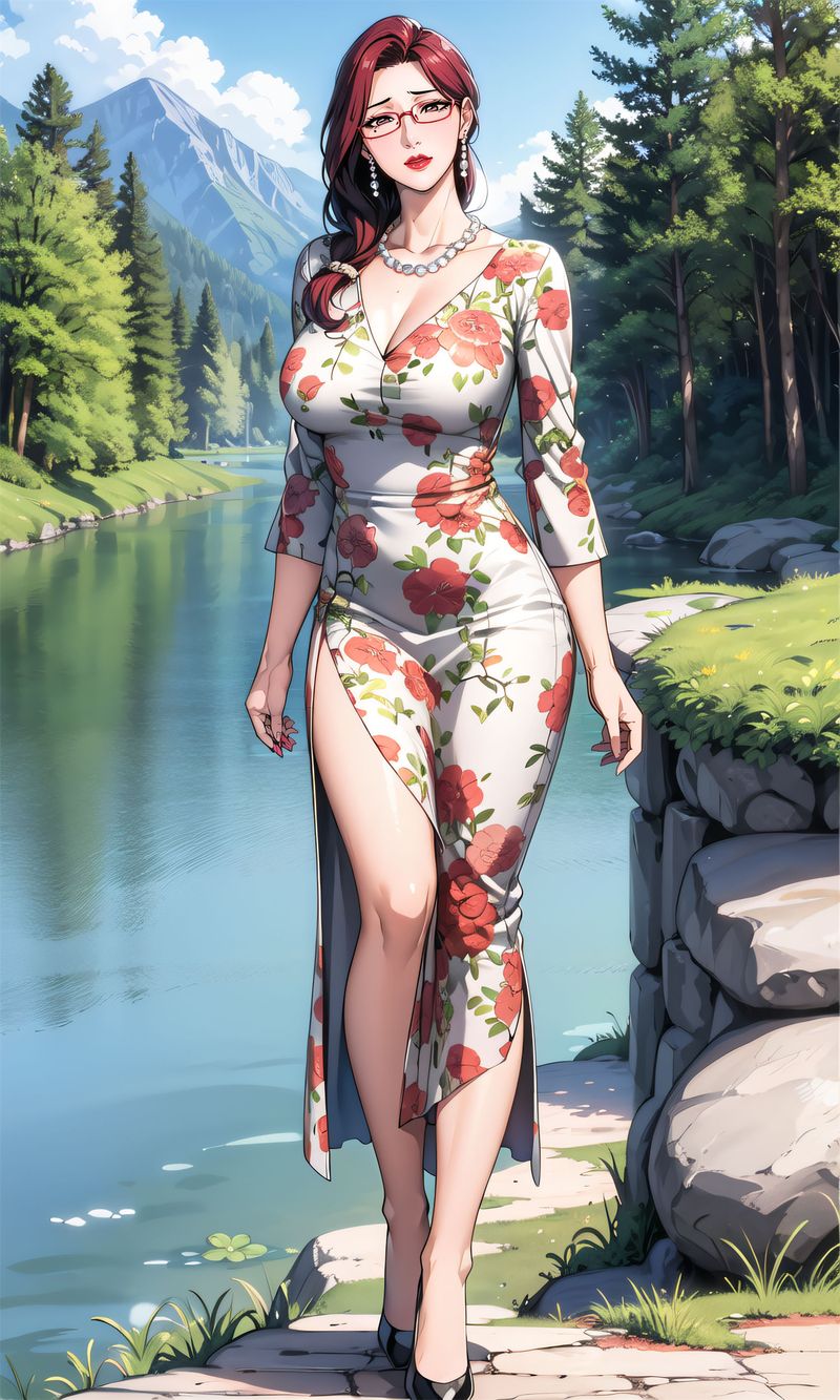 [AI绘画]美人母亲整合肉嫁高柳傢第06話