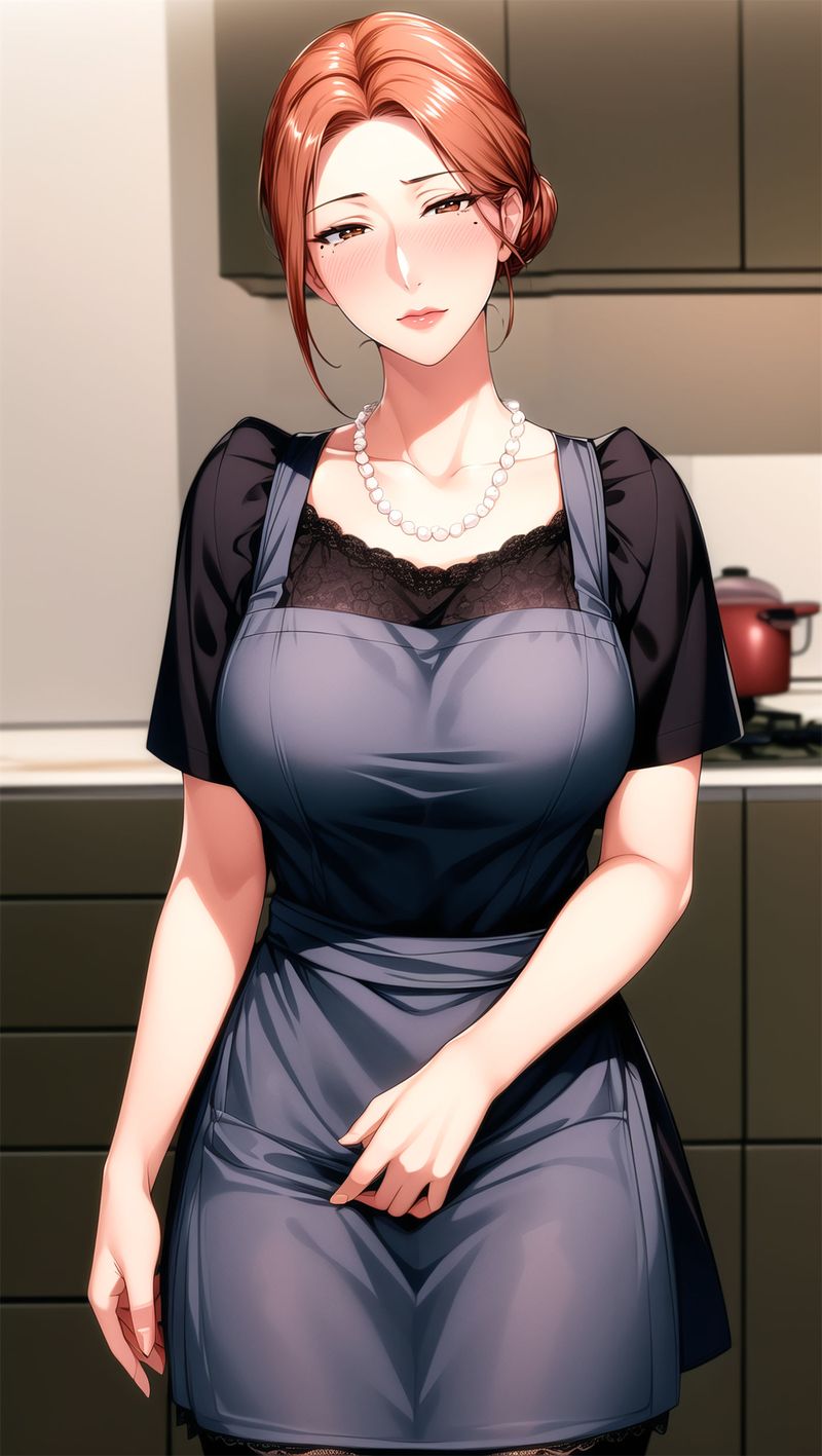 [AI绘画]美人母亲整合肉嫁高柳傢第07话