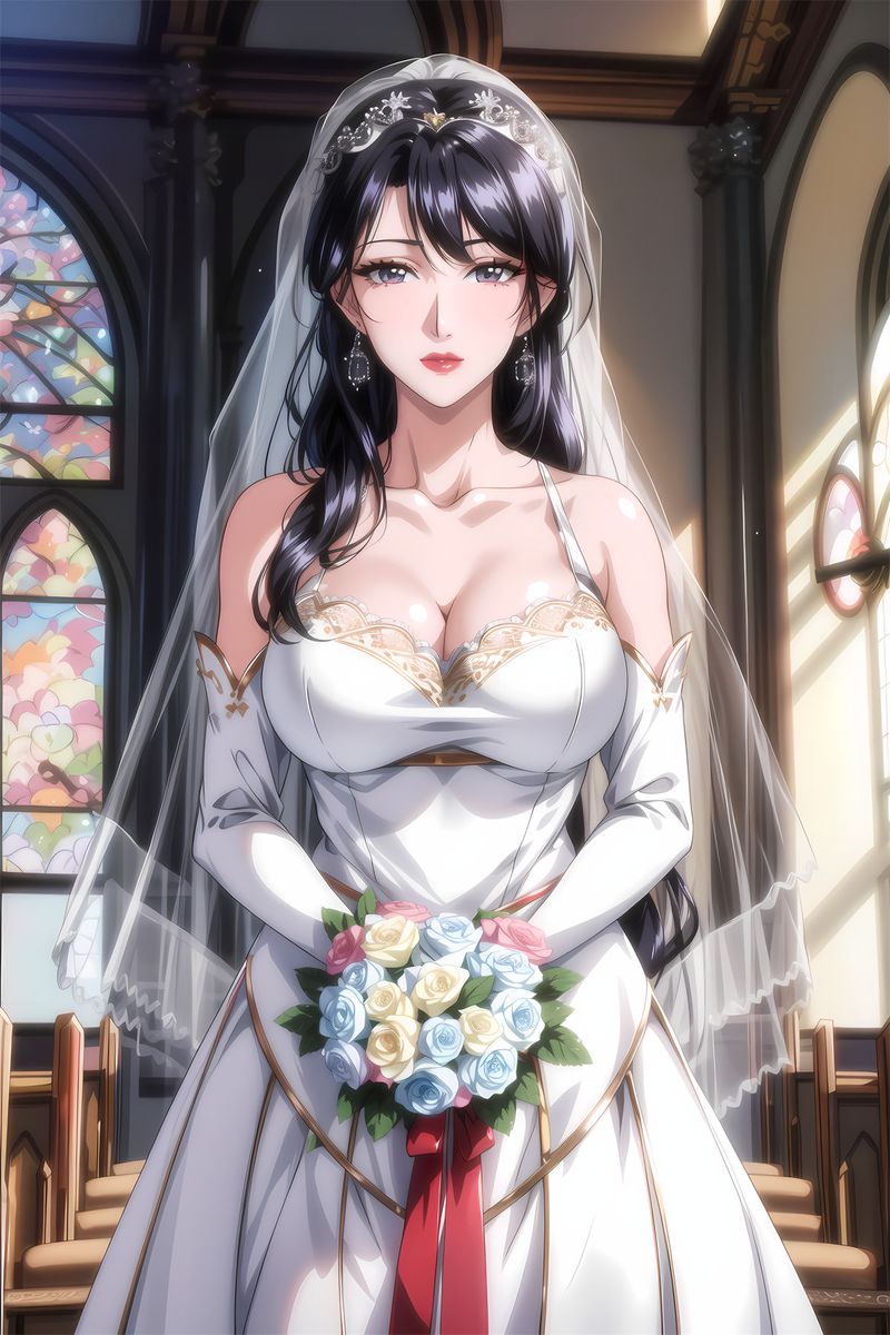 [AI绘画]美人母亲整合肉嫁高柳傢第09話